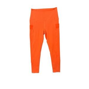 FP Movement by Free People High-Waist Power Pocket Leggings – XS – Neon Orange